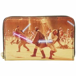 Star Wars - Attack of the Clones Scene 4” Faux Leather Zip-Around Wallet