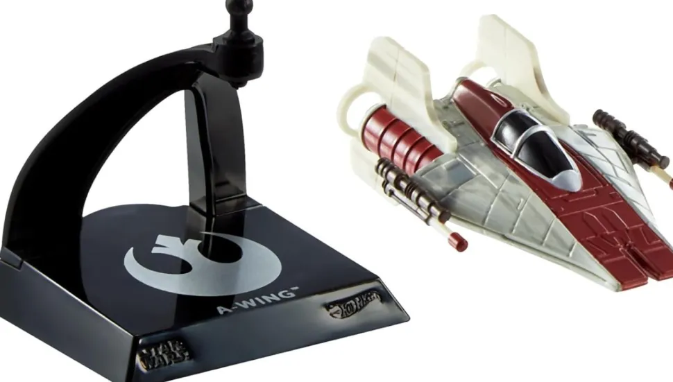 Star Wars - A-Wing Fighter Hot Wheels Starships Select 4" Die-Cast Vehicle Replica