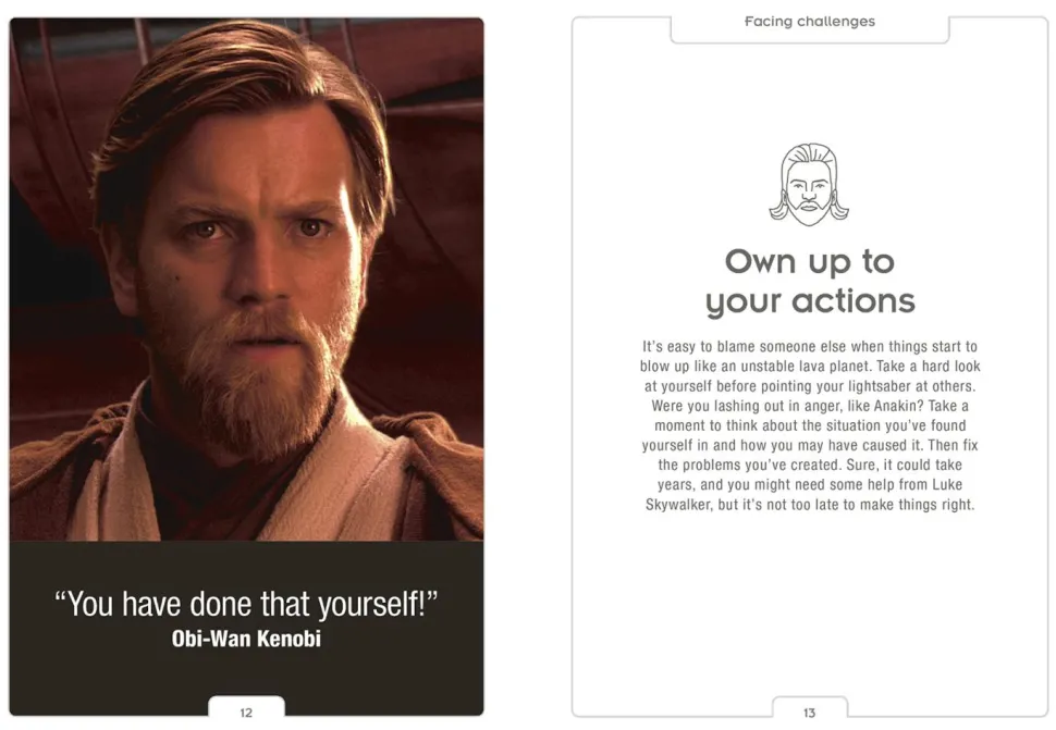 Star Wars - Be More Obi-Wan: Navigate Your World with Wit and Wisdom Hardcover Book