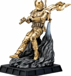 Star Wars - Boba Fett Battle Ready Limited Edition 8" Gilt Pewter Statue