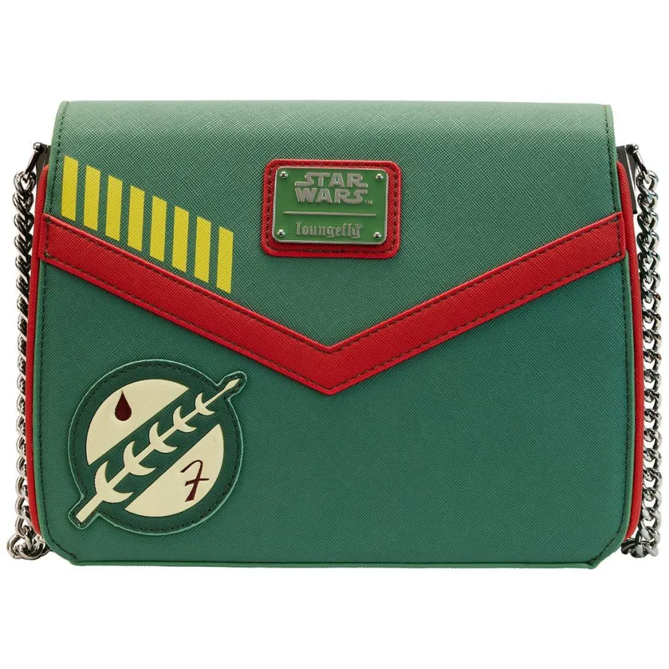 Star Wars - Boba Fett Cosplay 7” Faux Leather Crossbody Bag