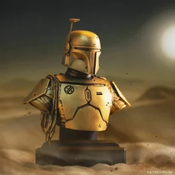 Star Wars - Boba Fett Limited Edition Gilt 8” Pewter Bust