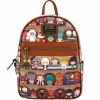 Star Wars - Cantina Chibi Print 10” Faux Leather Mini Backpack