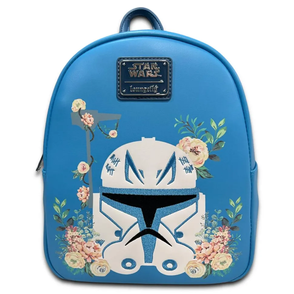 Star Wars - Captain Rex Floral 10” Faux Leather Mini Backpack