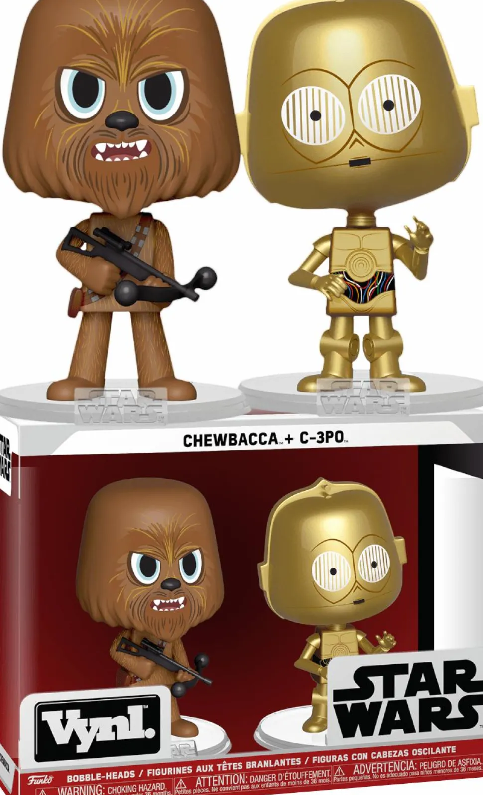 Star Wars - Chewbacca & C-3PO Vynl. Vinyl Figure 2-Pack