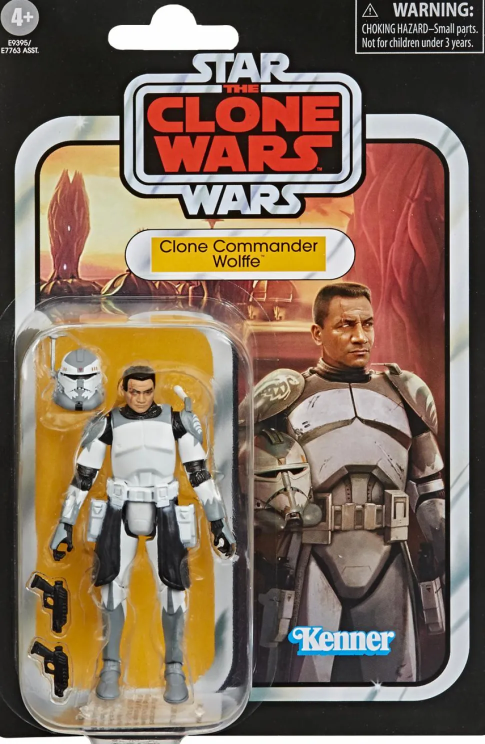 Star Wars - Clone Commander Wolffe 3.75” Vintage Kenner Action Figure