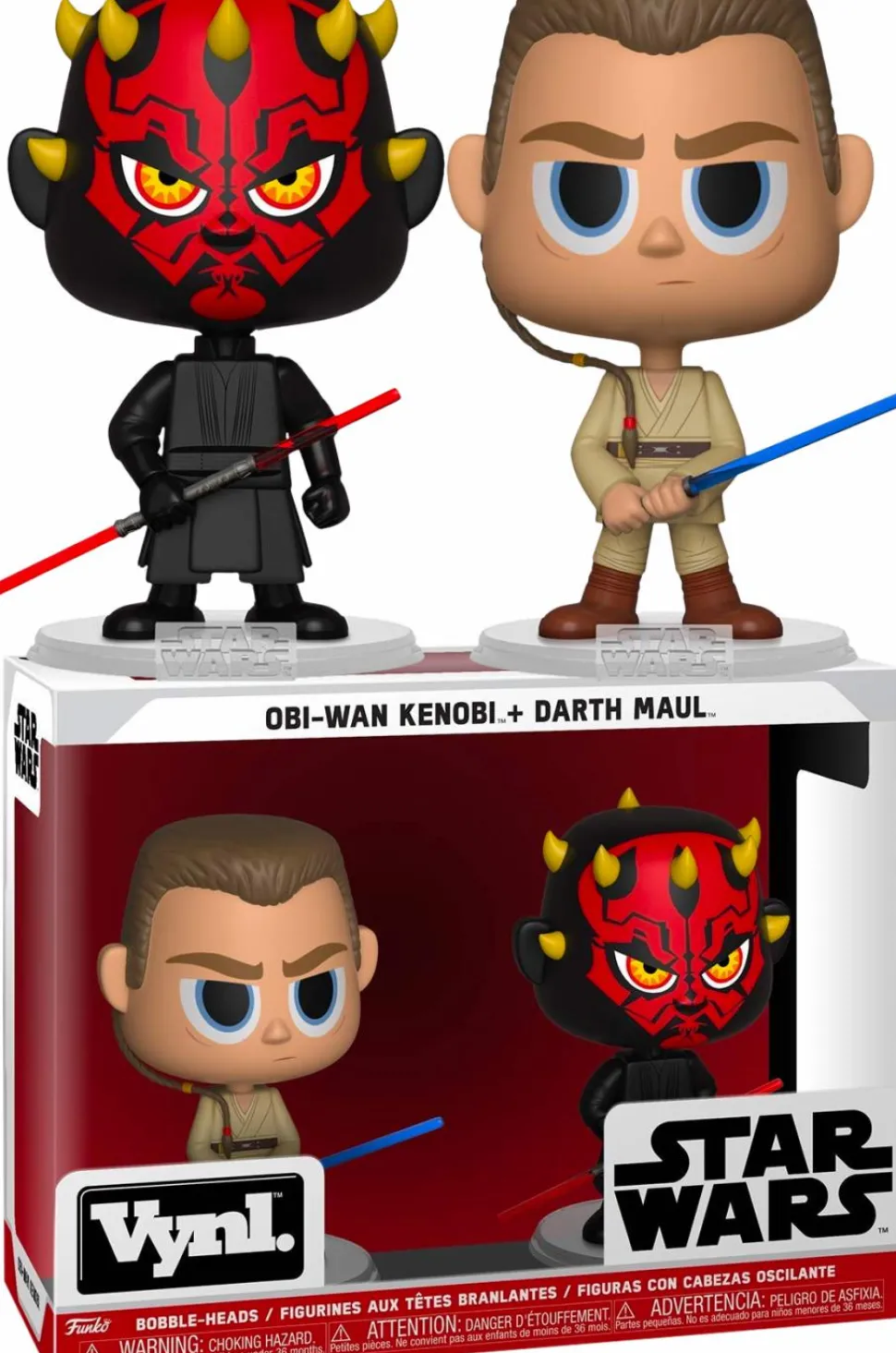 Star Wars - Darth Maul and Obi-Wan Kenobi Vynl. Vinyl Figure 2-Pack
