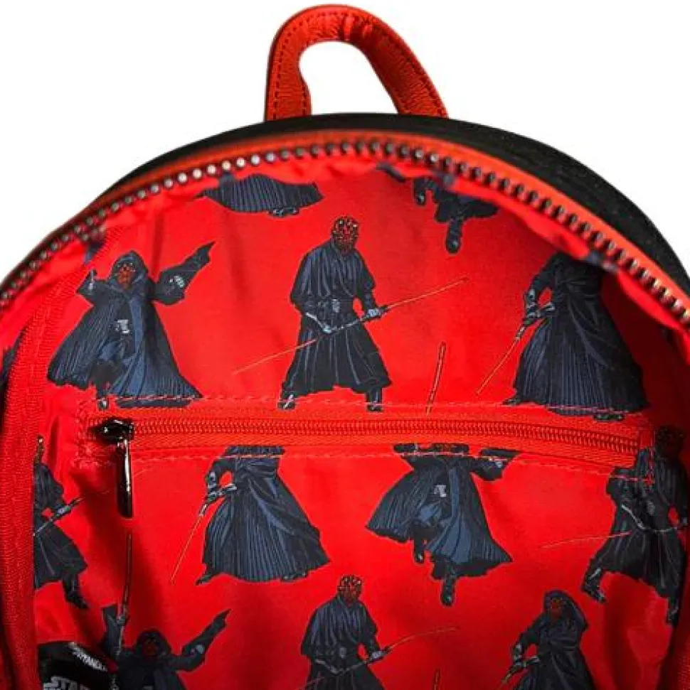 Star Wars - Darth Maul Cosplay 10” Faux Leather Mini Backpack