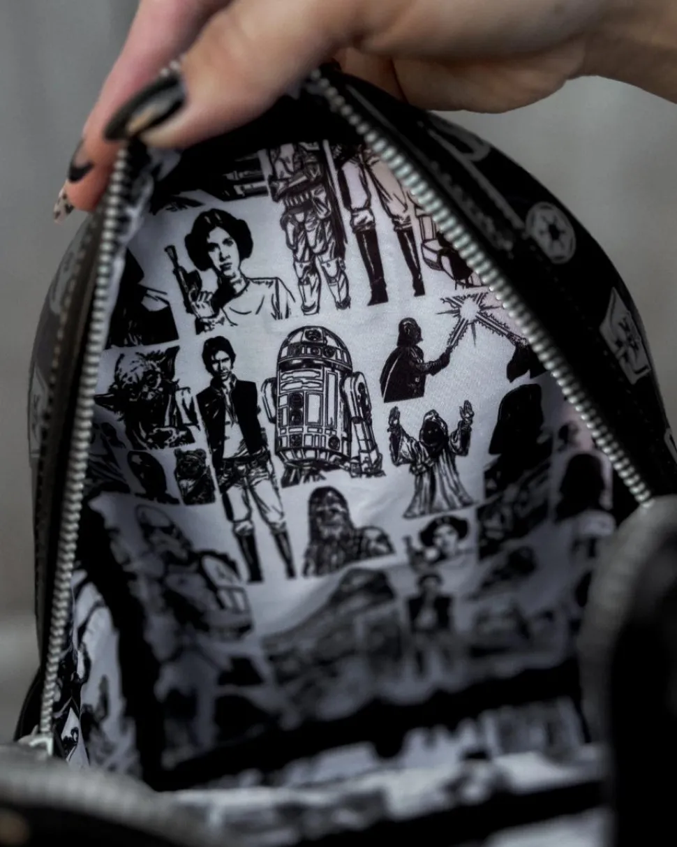 Star Wars - Darth Vader 10" Faux Leather Mini Backpack with Waist Bag