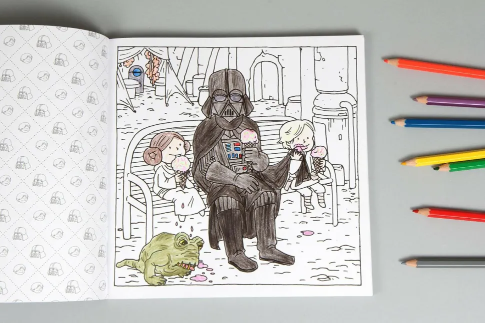 Star Wars - Darth Vader and Family Colouring Book Paperback
