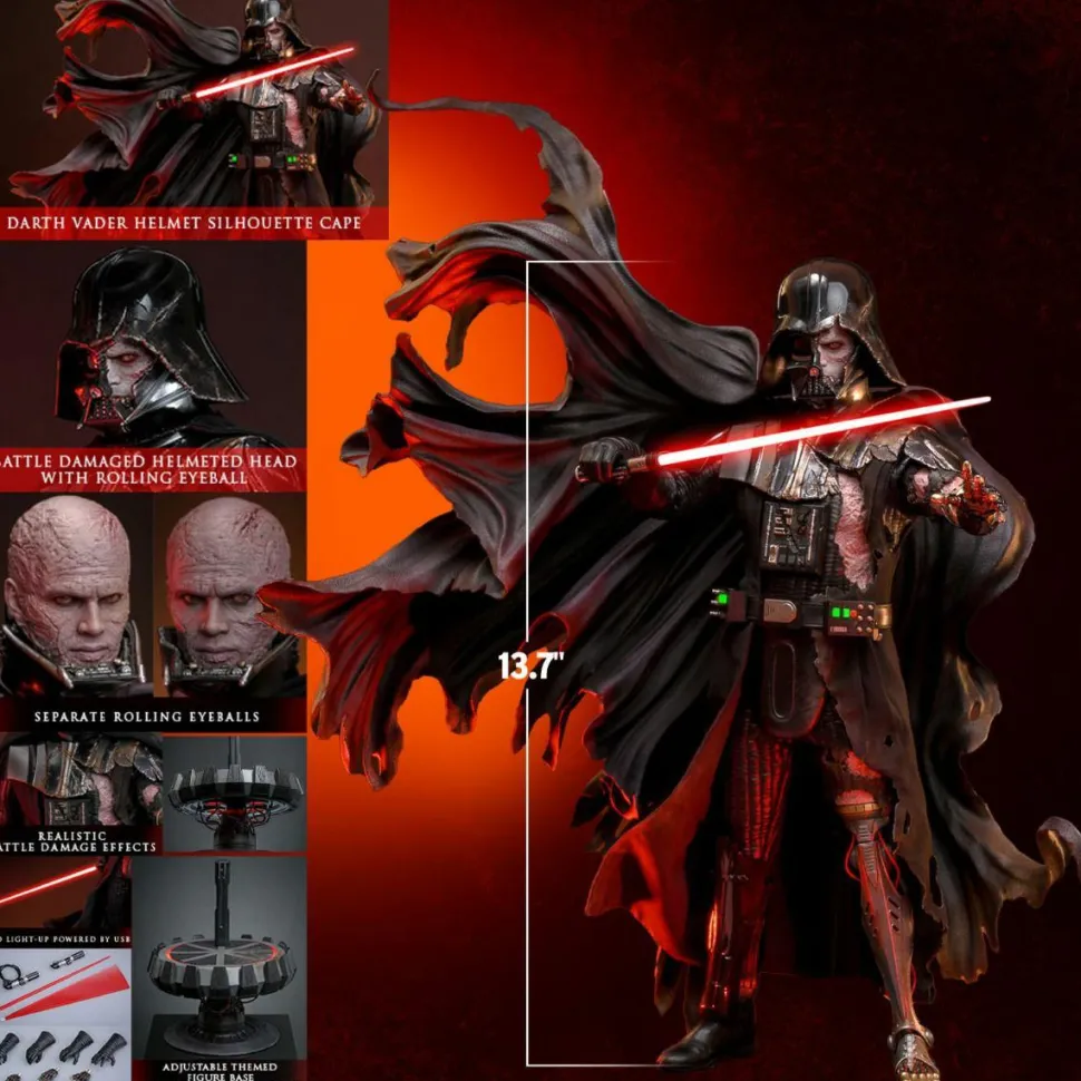 Star Wars - Darth Vader (Battle Damaged) Deluxe 1/6th Scale Hot Toys Action Figure