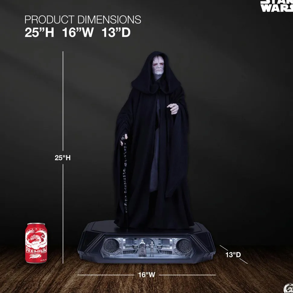 Star Wars - Emperor Palpatine Hyperreal 1/3 Scale Statue