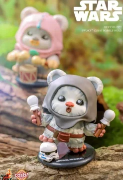 Star Wars - Ewok Cosbi Bobble-Head Collection Blind Box Hot Toys Figure (Display of 8)