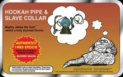 Star Wars - Jabba the Hutt's Hookah Pipe and Slave Collar 1983 Authentic Kenner Accessory Pack (INT SALES ONLY)