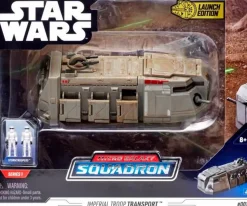 Star Wars - Micro Galaxy Squadron Imperial Troop Transport Class 6" Vehicle & Figure Playset (Series 01)