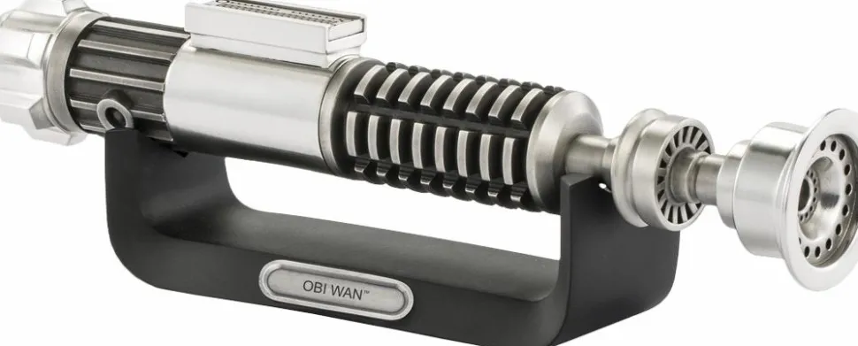 Star Wars - Obi-Wan Kenobi Lightsaber 1:1 Scale Life Size Replica Pewter Document Holder