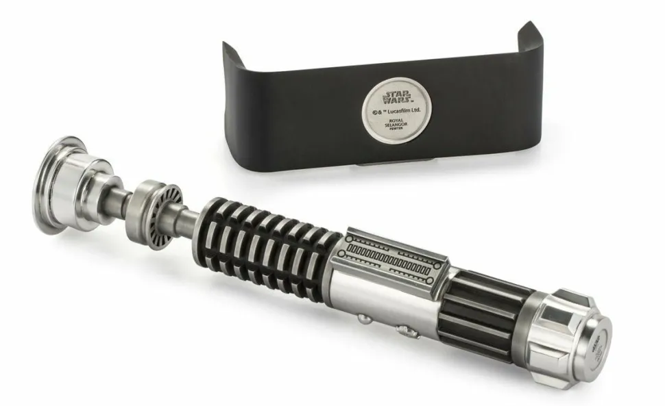 Star Wars - Obi-Wan Kenobi Lightsaber 1:1 Scale Life Size Replica Pewter Document Holder