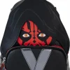 Star Wars - Phantom Menace 25th Anniversary Darth Maul Cosplay Glow in the Dark 10" Faux Leather Mini Backpack
