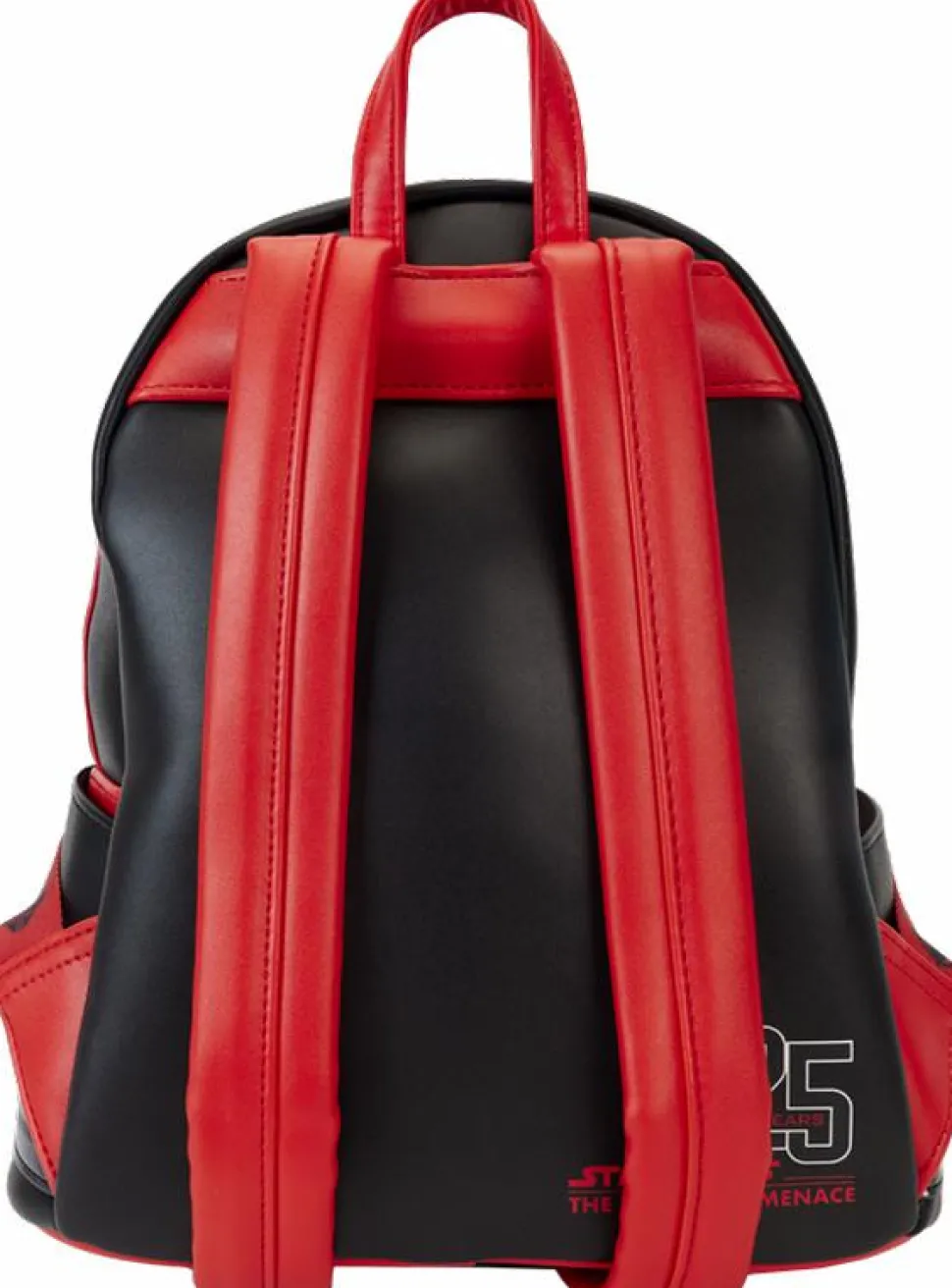 Star Wars - Phantom Menace 25th Anniversary Darth Maul Cosplay Glow in the Dark 10" Faux Leather Mini Backpack