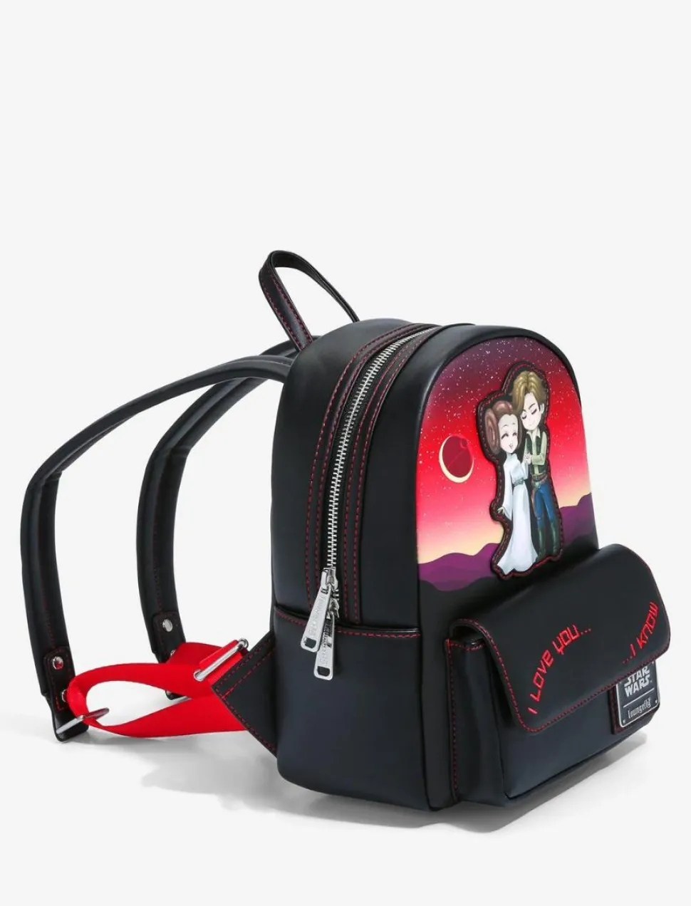 Star Wars - Princess Leia & Han Solo 10” Faux Leather Mini Backpack