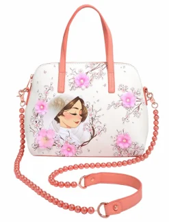Star Wars - Princess Leia Floral 9” Faux Leather Crossbody Bag