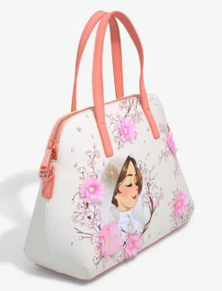 Star Wars - Princess Leia Floral 9” Faux Leather Crossbody Bag