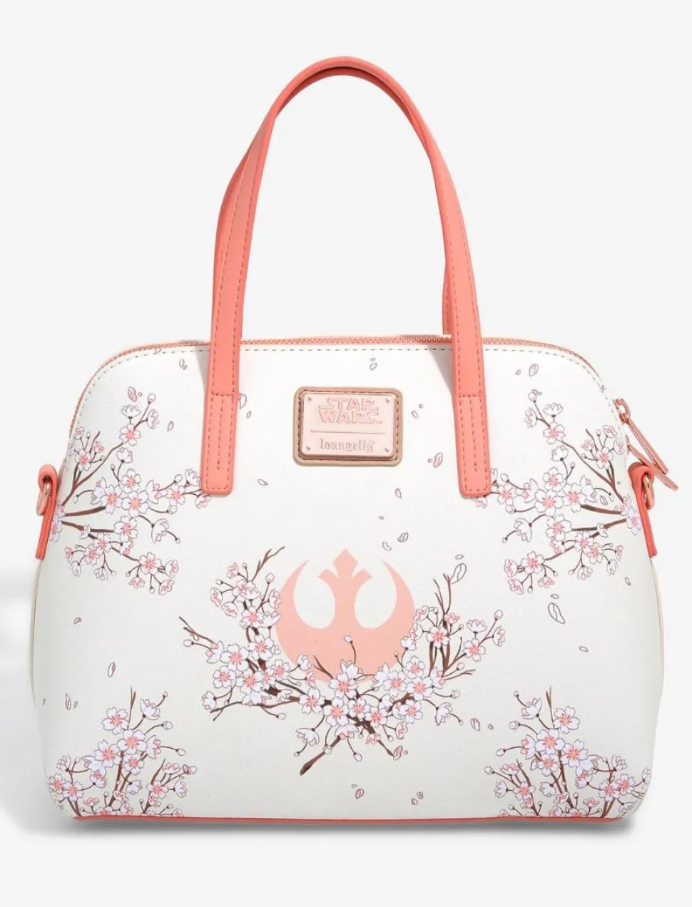 Star Wars - Princess Leia Floral 9” Faux Leather Crossbody Bag
