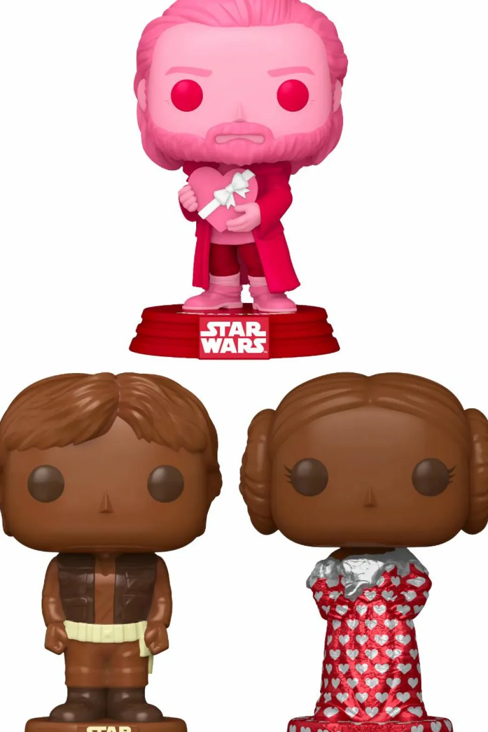 Star Wars - Rebel Alliance Valentine Pop! Vinyl Bundle (Set of 3)