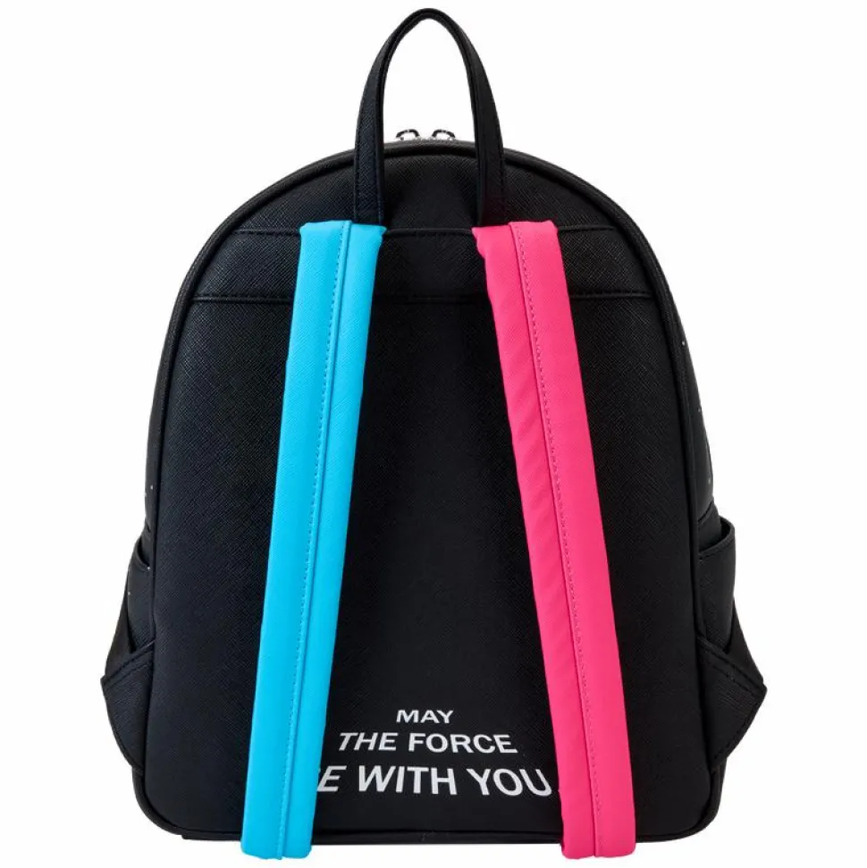 Star Wars - Rebels VS Empire Galactic Glow in the Dark Light Up 13" Faux Leather Mini Backpack
