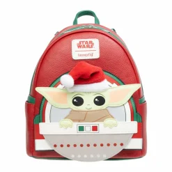 Star Wars - Santa Grogu 10" Faux Leather Mini Backpack