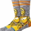 Star Wars - Star Wars x Stance C-3PO Crew Socks (One Size)