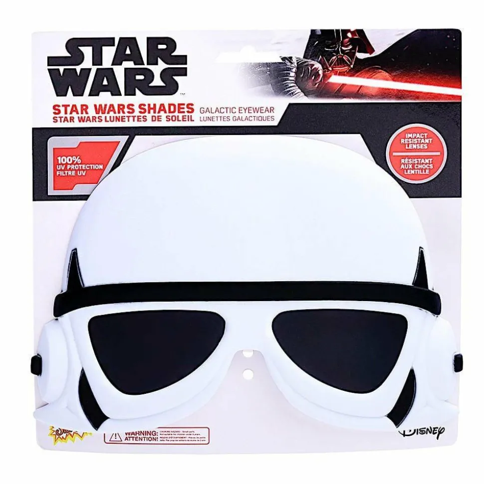 Star Wars - Storm Trooper Sun-Staches Sunglasses (One Size)