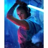 Star Wars - The Duel: Rey Fine Art Print by Richard Luong