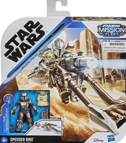 Star Wars - The Mandalorian with The Child in Speeder 2.5” Action Figure Vehicle