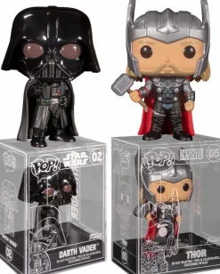 Star Wars / Thor (2011) - Darth Vader & Thor Diecast Metal Pop! Vinyl Figure Bundle (Funko / Popcultcha Exclusive) (Set of 2)