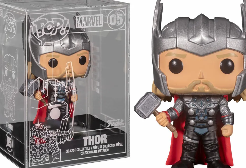 Star Wars / Thor (2011) - Darth Vader & Thor Diecast Metal Pop! Vinyl Figure Bundle (Funko / Popcultcha Exclusive) (Set of 2)