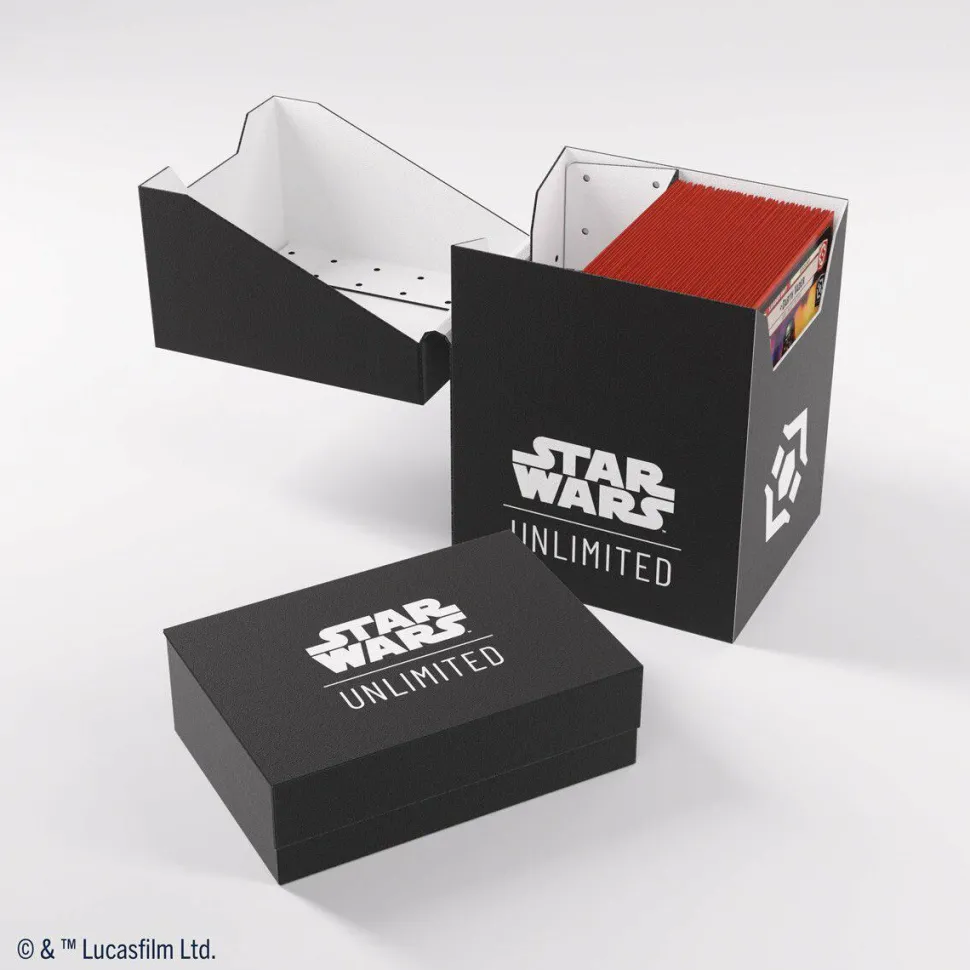 Star Wars - Unlimited Black & White Soft Crate Deck Box