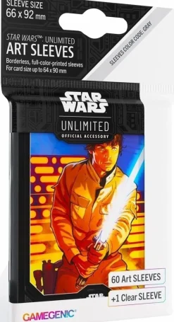 Star Wars - Unlimited Luke Skywalker Art Standard Deck Protector Sleeves (60 Count)