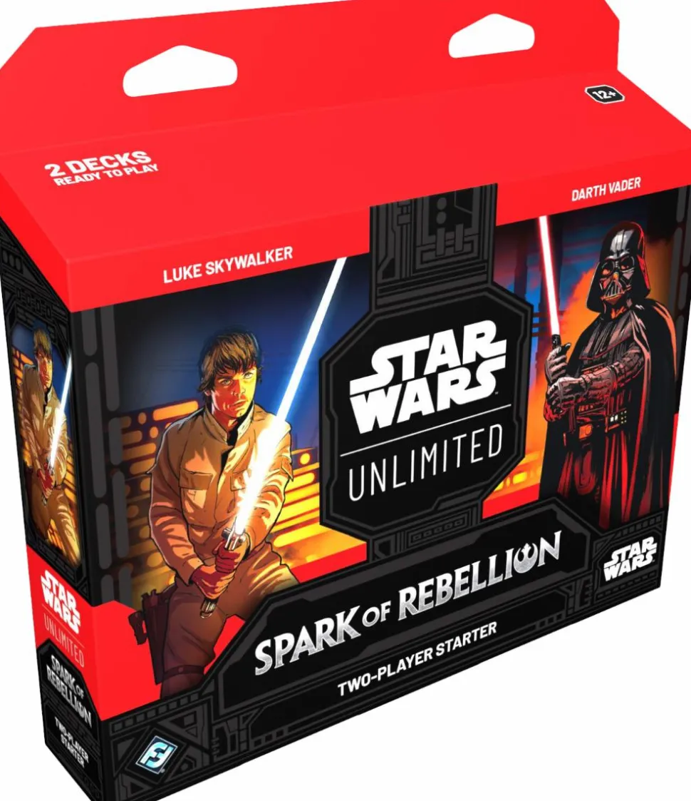 Star Wars - Unlimited Spark of Rebellion Luke Skywalker & Darth Vader Two-Player Starter Deck