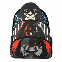 Star Wars - Villains Triple Pocket Glow in the Dark 10" Faux Leather Mini Backpack