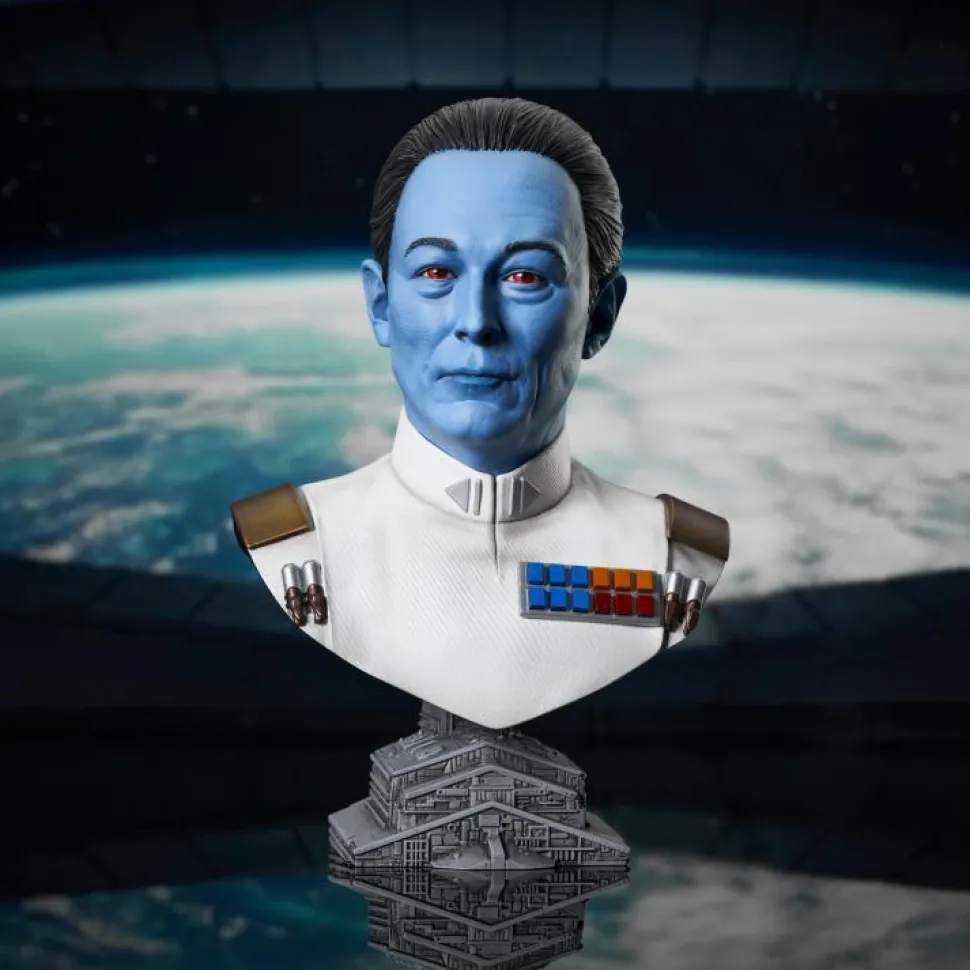 Star Wars: Ahsoka - Grand Admiral Thrawn Legends in 3D 1/2 Scale Bust