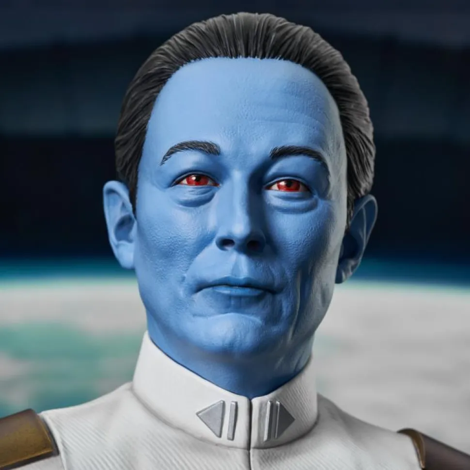 Star Wars: Ahsoka - Grand Admiral Thrawn Legends in 3D 1/2 Scale Bust