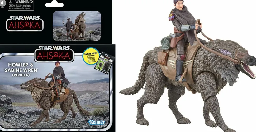 Star Wars: Ahsoka - Howler & Sabine Wren (Peridea) Vintage Collection Kenner 3.75" Scale Action Figure 2-Pack