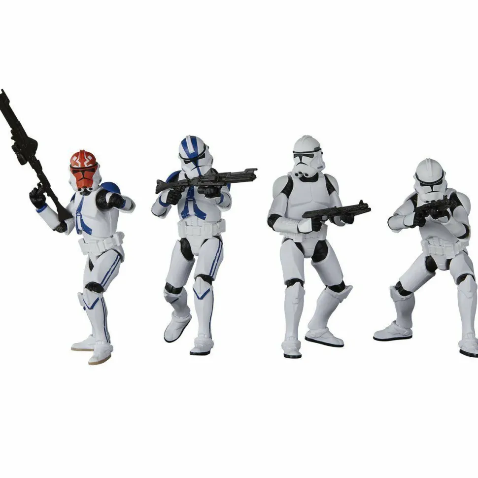 Star Wars: Ahsoka - Phase II Clone Trooper Vintage Collection Kenner 3.75" Scale Action Figure 4-Pack