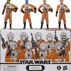 Star Wars: Ahsoka - X-Wing Pilot Vintage Collection Kenner 3.75" Scale Action Figure 4-Pack
