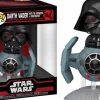 Star Wars: Dark Side - Darth Vader with TIE Advanced x1 Starfighter Pop! Rides Vinyl Figure