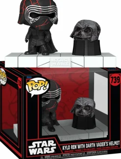 Star Wars: Dark Side - Kylo Ren with Darth Vader's Helmet Deluxe Pop! Vinyl Figure