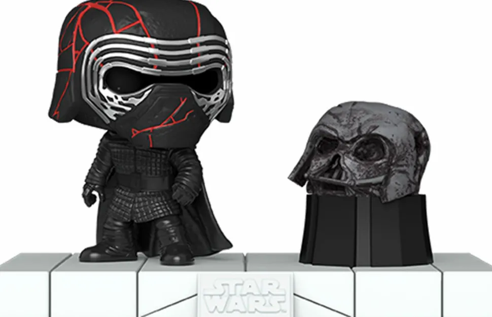 Star Wars: Dark Side - Kylo Ren with Darth Vader's Helmet Deluxe Pop! Vinyl Figure