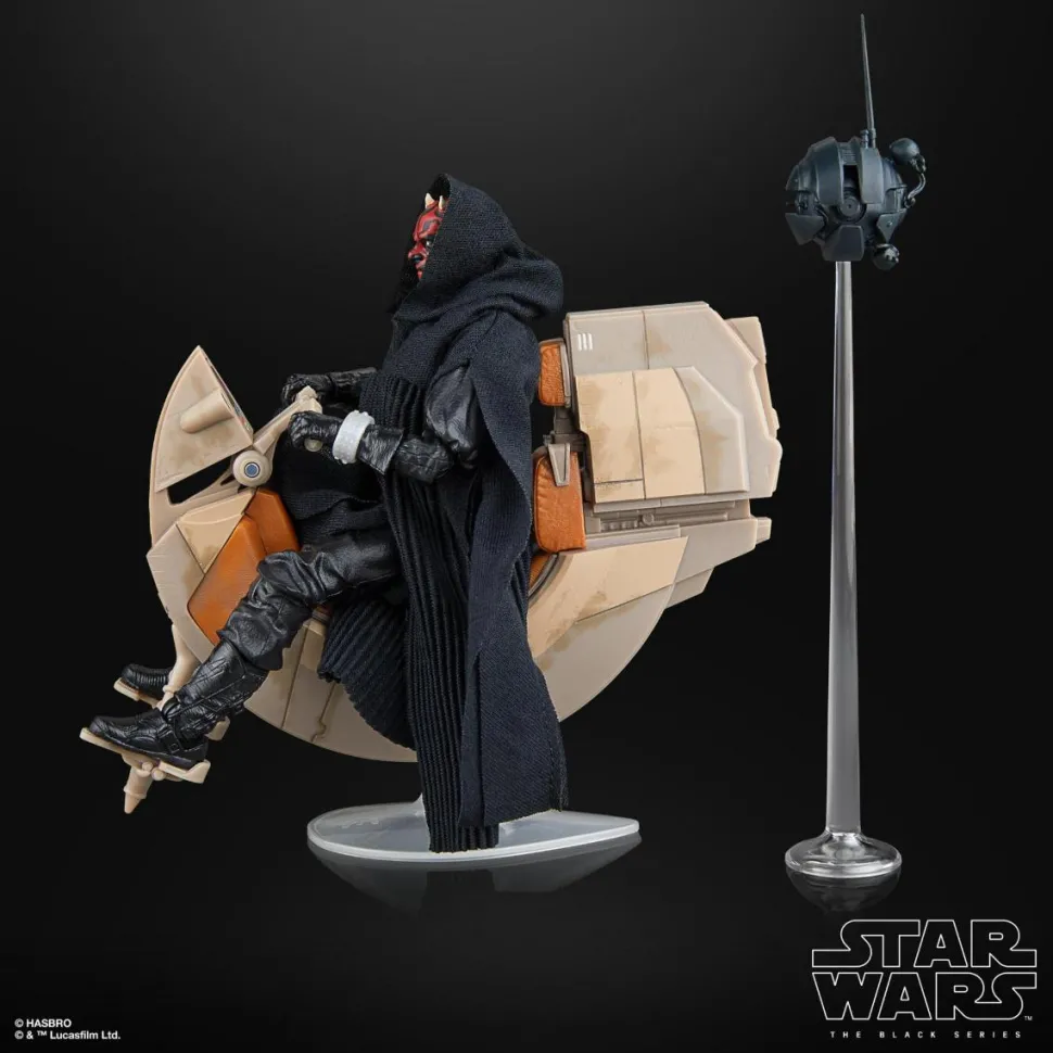 Star Wars Episode I: The Phantom Menace - Darth Maul & Sith Speeder Black Series 6" Scale Action Figure Vehicle 2-Pack