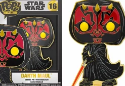 Star Wars Episode I: The Phantom Menace - Darth Maul, Anakin, Sebulba & Queen Amidala 4" Pop! Enamel Pin Bundle (Set of 4)